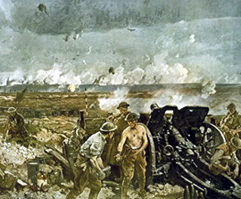 The Taking of Vimy Ridge, Easter Monday, 1917. Painted in 1919 by Richard Jack (1866—1952). Canadian War Museum.