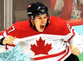 You can’t get enough of this either: “Canada's Sidney Crosby rejoices after scoring the winner in overtime as Canada beat the United States 3-2 in the gold medal hockey game at the 2010 Winter Olympics in Vancouver.” Photograph by: Yuri Kadobnov, AFP/Getty Images.
